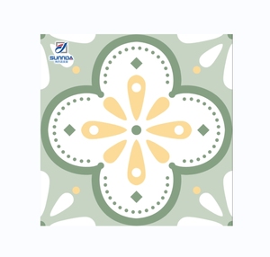 Moderno bel pavimento di fiori figure geometriche disegni <span class=keywords><strong>piastrelle</strong></span> di porcellana rustica superficie opaca antiscivolo bagno cucina 30x30 - Product Image 5
