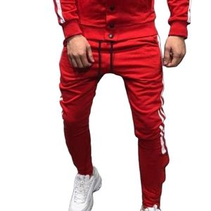 Chaqueta de chándal en blanco al por mayor de fábrica de diseño OEM, ropa deportiva personalizada para hombre, chándal de fútbol liso - Product Image 3