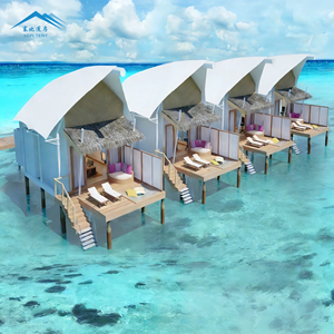 Factory Direct 2025 New Luxury Prefab Houses Resort <b>Tent</b> Waterproof PVDF Membrane Roof Structures Lodge Hotel HT0226 Prefab Hous - Product Image 4