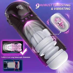 Máquina Automática <span class=keywords><strong>de</strong></span> Masturbación Masculina con Pantalla Visual y Control por Aplicación, con Funciones <span class=keywords><strong>de</strong></span> Succión, Empuje y Vibración, Juguetes Sexuales para Hombres - Product Image 3