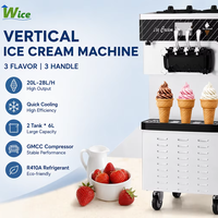 Machine à crème glacée, machine à gelato, machine à glace automatique, machine à glace italienne, Helados+coreanos