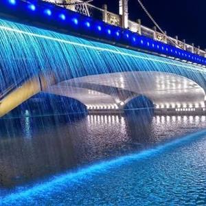 <span class=keywords><strong>Fontaine</strong></span> numérique à rideau d'eau en acier inoxydable 304 pour extérieur, usage commercial, hôtels et centres commerciaux, avec logiciel <span class=keywords><strong>de</strong></span> contrôle RGB - Product Image 6