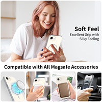 Coque de téléphone antichoc blanche de haute qualité à toucher doux avec découpe de précision pour iPhone 17e, compatible avec la recharge sans fil