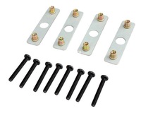 Lumière LED ambrée pour calandre de réservoir, installation sans perçage, lampe de pare-chocs avant avec kit de câblage Plug & Play
