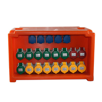 SAIPWELL QR-C5 Extérieur NEMA 4X/IP66 Étanche Portable Power Socket Box 3P + N + E/400VAC 63A Polycarbonate Gris 100A Courant