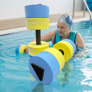 Haltères aquatiques légers en mousse EVA, flotteurs de natation confortables pour adultes, entraînement sportif toutes saisons - Product Image 1