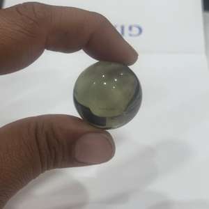 Boules de taille lointaine entièrement transparentes de pierre précieuse d'améthyste verte de meilleure qualité - Product Image 3