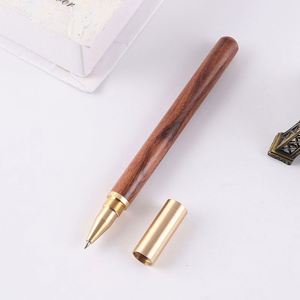 Custom Logo Handmade Wooden Ballpoint <b>Pens</b> Bamboo and Rosewood Gift for Business Eco-Friendly Brass <b>Pen</b> - Product Image 6
