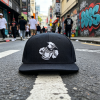 Gorra de Béisbol Snapback de 6 Paneles de Algodón con Visera Plana, Logotipo Personalizado, Bordada, Estructurada, para Fiesta, Moda Urbana, Juvenil, Ajustable, al por Mayor