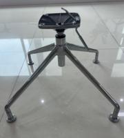 Chaise de bureau contemporaine réglable avec fonction pivotante, structure en alliage d'aluminium pour mobilier de bureau commercial