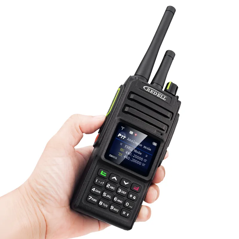 Rádio de rede 4g analógico walkie talkie à prova d'água IP66 rádio poc de modo duplo R-1560 walkie talkie 1000km