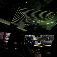 Lumière ambiante panoramique pour BMW Série 5 G60, éclairage ambiante pour toit et fenêtre de voiture