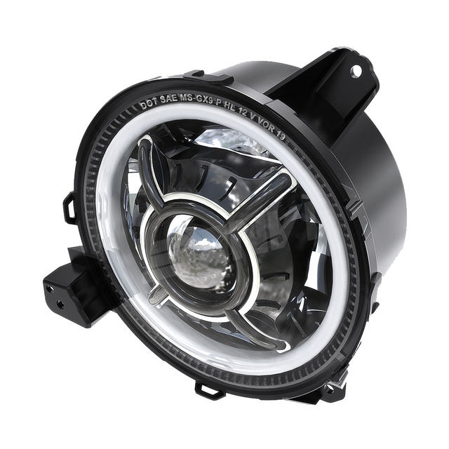 Factory OEM ODM Auto Lighting System Automotive Led Headlight Assembly 9 Inch LED Projector Lens Headlight Customized Led Chips