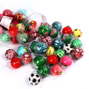 OEM grosir bola mata permen karet rasa buah Jam diisi permen karet 3D lembut permen campur produk permen gula - Product Image 3