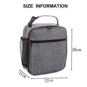 Sac isotherme pour déjeuner, sac isotherme pour épicerie réutilisable, sac isotherme Oxford imperméable pour adultes, sac isotherme pour aliments pour l'école - Product Image 4