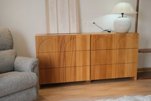 Hot Sale Chest of <strong>Drawers</strong> Mid-century Modern Wood <strong>Walnut</strong> Girls Dresser Moder Chest of <strong>Drawers</strong> <strong>Drawer</strong> Storage Cabinet - Product Image 2