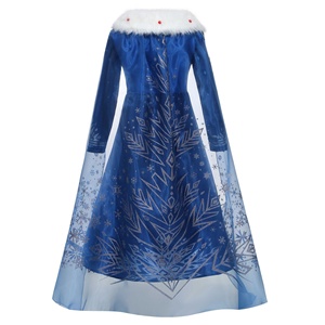 Nuovo Vestito Invernale a Maniche Lunghe per Bambine, Costume da Principessa <span class=keywords><strong>Frozen</strong></span> per Cosplay e Spettacoli - Product Image 4