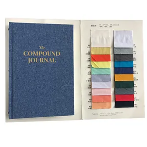 Stoff tagebuch personal isiertes Notizbuch Benutzer definiertes Hardcover-Leinen journal