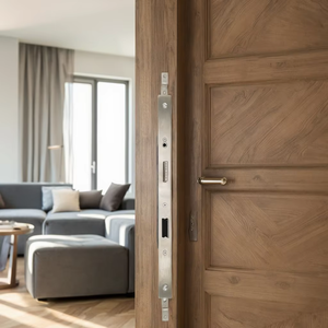 Usine directe en acier inoxydable 201 panneau plaque de frappe 8535 Double voie <span class=keywords><strong>3</strong></span> <span class=keywords><strong>points</strong></span> corps de <span class=keywords><strong>serrure</strong></span> de porte pour ensemble de <span class=keywords><strong>serrure</strong></span> de porte en PVC - Product Image 6