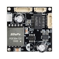 SDAPO PM3812AT Carte PoE PD 12V 2A IEEE802.3af/at Isolation haute tension Standard 1500V-Module PD 40C à 85C pour IPC