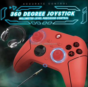 คอนโทรลเลอร์<span class=keywords><strong>จ</strong></span><span class=keywords><strong>อย</strong></span>สติ๊กไร้สายแบบไร้สาย2.4กิกะเฮิร์ตซ์พร้อมมอเตอร์สั่นสะเทือนและเทอร์โบสำหรับพีซีหนึ่ง S/x/ X-รวมแ<span class=keywords><strong>จ</strong></span>็คหูฟังที่ปรับแต่งได้ - Product Image 4