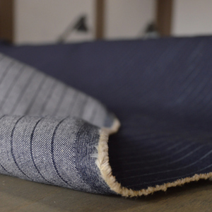 جودة عالية خفيفة الوزن رشاقته الجينز الجاكار المواد تمتد جردت تصميم الأزرق سيلفيدج قماش الدنيم للبيع - Product Image 3