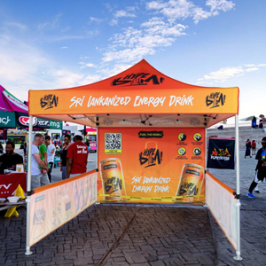 Chống Cháy 10x10ft Tùy Chỉnh In Ấn Pop up Tán Lều Khung Nhôm Tùy Chỉnh Marquee Lều Với Sidewalls - Product Image 6