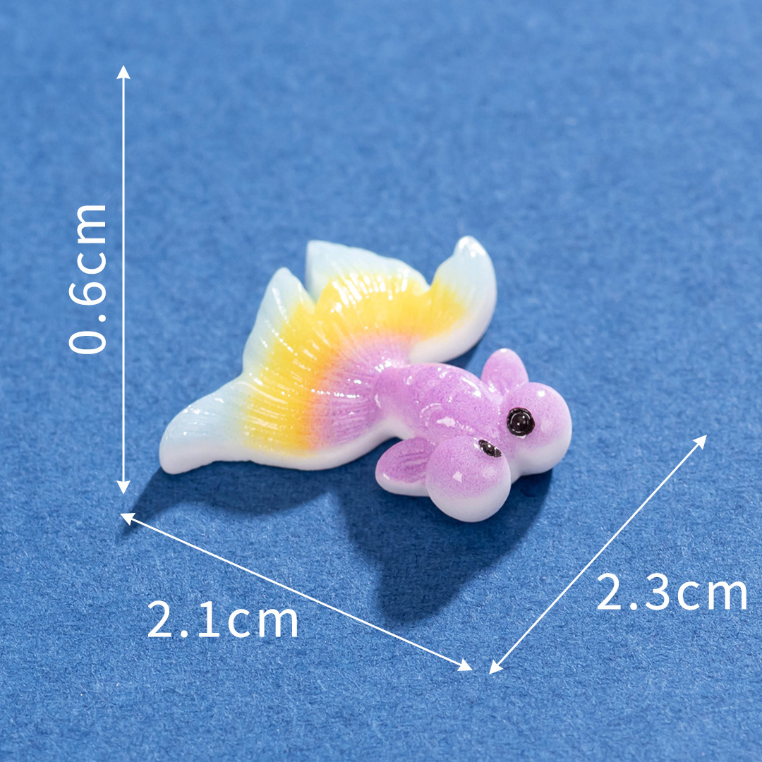 N°3 poissons magiques flottants de couleur unie