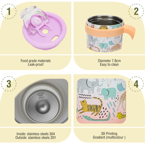 2025 New 14oz Kids Tumbler With Handle Insulated Stainless Steel <b>Mug</b> With Lid And Silicone Straw <b>Double</b> <b>Wall</b> Vacuum Sippy Cup - Product Image 5