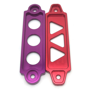 Auso-Racing Aluminum Battery Mount <b>Bracket</b> Three-Hole Universal Car Battery Clamp - Product Image 3