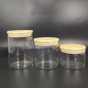 Couvercle <span class=keywords><strong>en</strong></span> bambou <span class=keywords><strong>pot</strong></span> de stockage <span class=keywords><strong>en</strong></span> <span class=keywords><strong>verre</strong></span>/Récipients de Stockage De Nourriture <span class=keywords><strong>En</strong></span> <span class=keywords><strong>Verre</strong></span>/<span class=keywords><strong>Lot</strong></span> de 3 <span class=keywords><strong>verre</strong></span> Bidons De Cuisine - Product Image 3