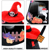 Vente chaude Halloween Bonbons Lampe Suspendue Personnalisé En Peluche Jouet Cadeau pour Trick Treat Horreur Peluches Articles Décoratifs Muraux