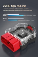 Nouveau lecteur de code OBD2 DA100 Mini compatible ELM327 ; prend en charge les outils de diagnostic automobile électriques personnalisés pour voitures