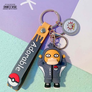 Porte-clés personnalisé OEM en PVC 2D/3D, figurine d'action de dessin animé/anime, pour sacs à main, hôtel, cadeau décoratif personnel, ornement - Product Image 4