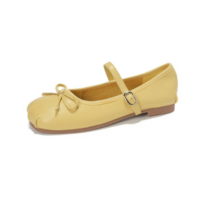 Mocassino Classico Giallo <span class=keywords><strong>da</strong></span> <span class=keywords><strong>Uomo</strong></span> per Esterni, Scarpa Elegante Italiana con Fiocco, Ballerina Piatta in Pelle <span class=keywords><strong>da</strong></span> <span class=keywords><strong>Uomo</strong></span> - Product Image 1