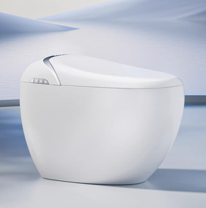 Inodoro Inteligente Moderno de Una Pieza con Bidé Electrónico y Descarga Automática, Instalación en el Suelo para Baños de Hotel - Product Image 1