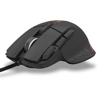 Nuevo Mouse para Juegos RGB Ligero con Carcasa de Panal de Abeja, Blanco y Negro, con Cable, para Computadora Portátil y PC