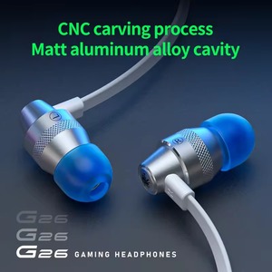 PLEXTONE G26 <b>Gaming</b> Earphones with Dual Audio Drivers, In-line Mic and Volume <b>Control</b> for TYPE-C 3.5MM and Phone Pc xbox ps4 - Product Image 6