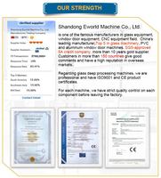 Ligne de production de découpe de verre CNC haute efficacité certifiée CE, table de chargement, de découpe et de brisage haute précision pour applications architecturales