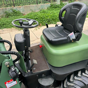 2025 harga baru kompak Off-Road traktor listrik <span class=keywords><strong>Loader</strong></span> roda kondisi baru 4x4 roda penggerak sekop depan pemuat ember - Product Image 4