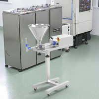 Machine de remplissage semi-automatique Donut Pâtisserie Gâteau Pâte Glaçage Remplissage Machine Condition pour Boulangerie Utilisation Eau Lait Fruits