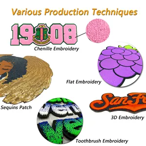 Высокое качество вышивка пользовательские патчи Вышивка Одежда аппликация фирменный логотип Утюг на заказ патчи