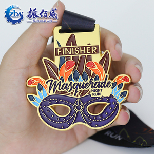 Medalla Deportiva de Aleación de Zinc en Plata, Bronce y Oro, con Rotación 3D, para Fútbol, Maratón, Carreras, Personalizable, Ecológica, Grabado Láser - Product Image 2