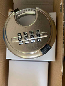 Bán Chạy Toàn Cầu 70Mm Bạc Niken Đỏ Màu 4 Quay Số Disclock Đĩa Kết Hợp Ổ Khóa - Product Image 5