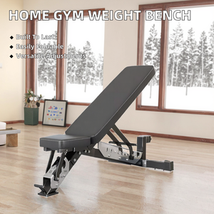 <span class=keywords><strong>Banc</strong></span> <span class=keywords><strong>de</strong></span> <span class=keywords><strong>musculation</strong></span> réglable et pliable en fer, 44,7 kg, unisexe, pour entraînement à domicile, développé couché, soulevé <span class=keywords><strong>de</strong></span> bras et exercices abdominaux - Product Image 3