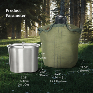 <strong>Camping</strong> Accessories Stainless Steel <strong>Camping</strong> <strong>Cup</strong> Outdoor Hiking Canteen <strong>Cup</strong> - Product Image 6