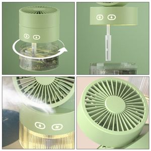 Ventilador de Aire Acondicionado Portátil con Luz Nocturna USB, Logotipo Personalizado, Ventilador de Enfriamiento por Agua para Negocios - Product Image 4