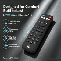 Telecomando IR in Silicone Durevole RCT030 Compatibile con Più Dispositivi per Lettore Video, Accetta Logo e Layout Personalizzati
