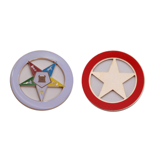 Pins de revers en émail personnalisés pour la <span class=keywords><strong>franc</strong></span>-<span class=keywords><strong>maçonnerie</strong></span>, badges métalliques de la fraternité, design 3D, moulage écologique, cadeau maçonnique - Product Image 1