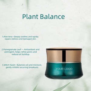 Natural Plant Balancing Cream Vegan Herbal Balancing Cream with <strong>Aloe</strong> <strong>Vera</strong> Oily Skin Acne Treatment OEM Customization - Product Image 2